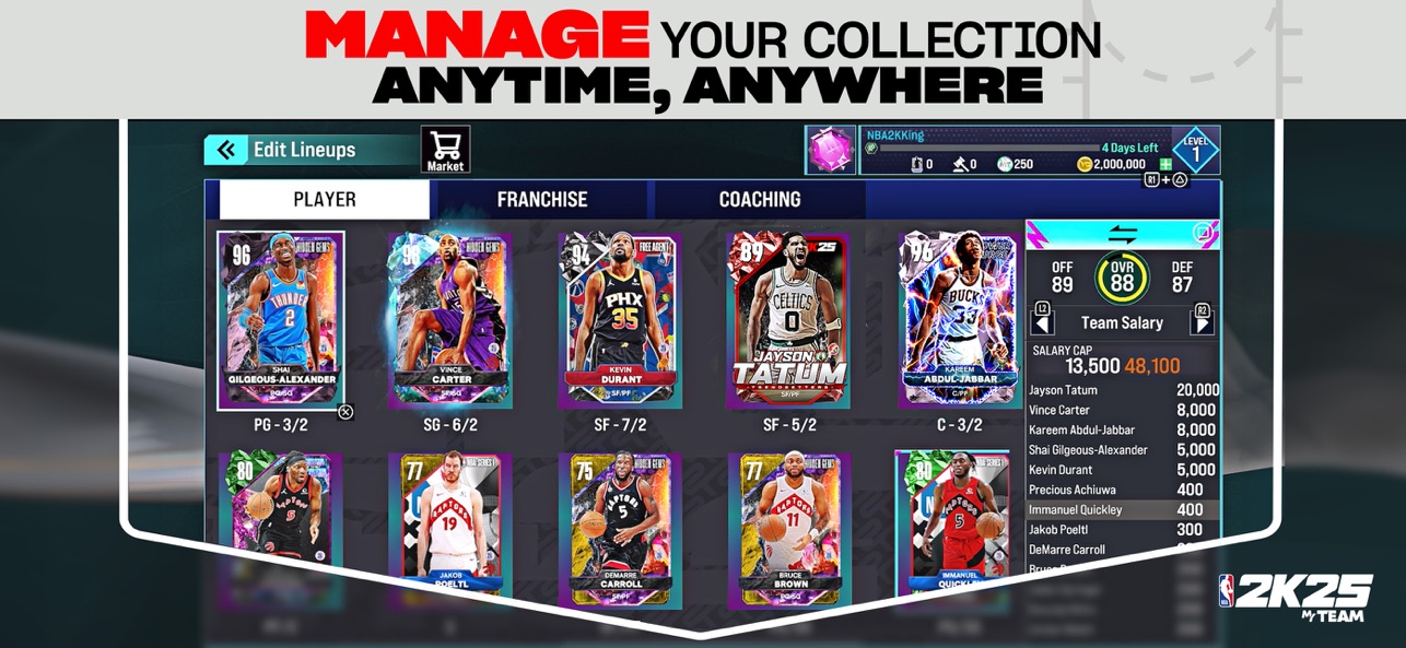 NBA2k25myteam截图3