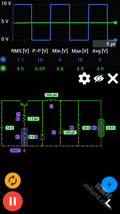 电路电压电流模拟器app