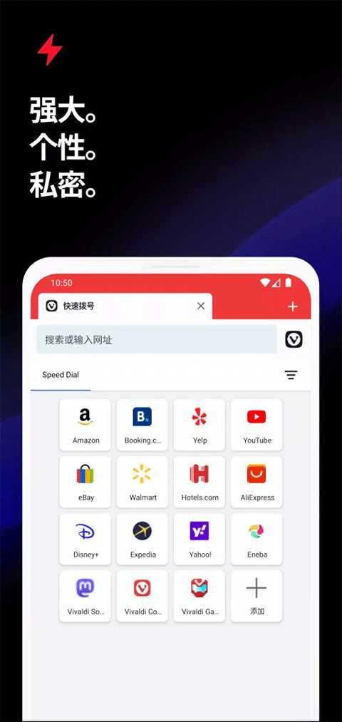 Vivaldi浏览器安卓版截图1