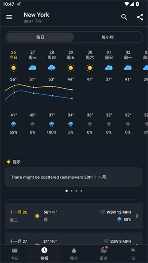 1Weather安卓版截图1