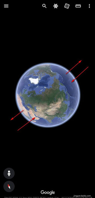 谷歌地球卫星地图