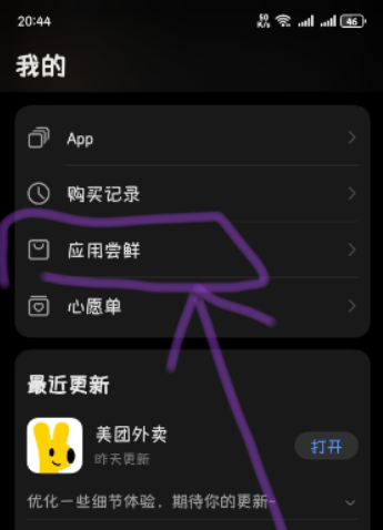 应用尝鲜